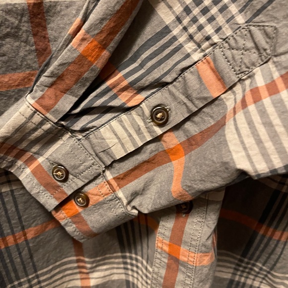 Carhartt Rugged Flex Men’s 2XL Plaid Button Down Work Shirt Relaxed Fit - Picture 5 of 6